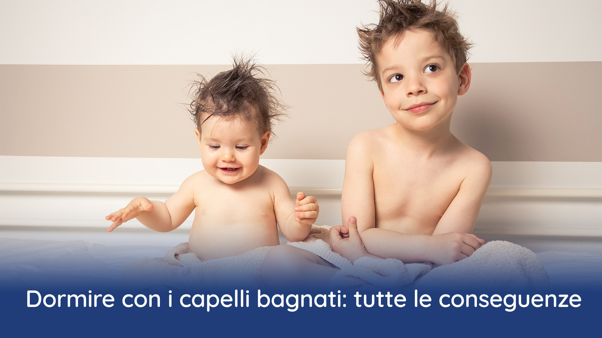 dormire con i capelli bagnati