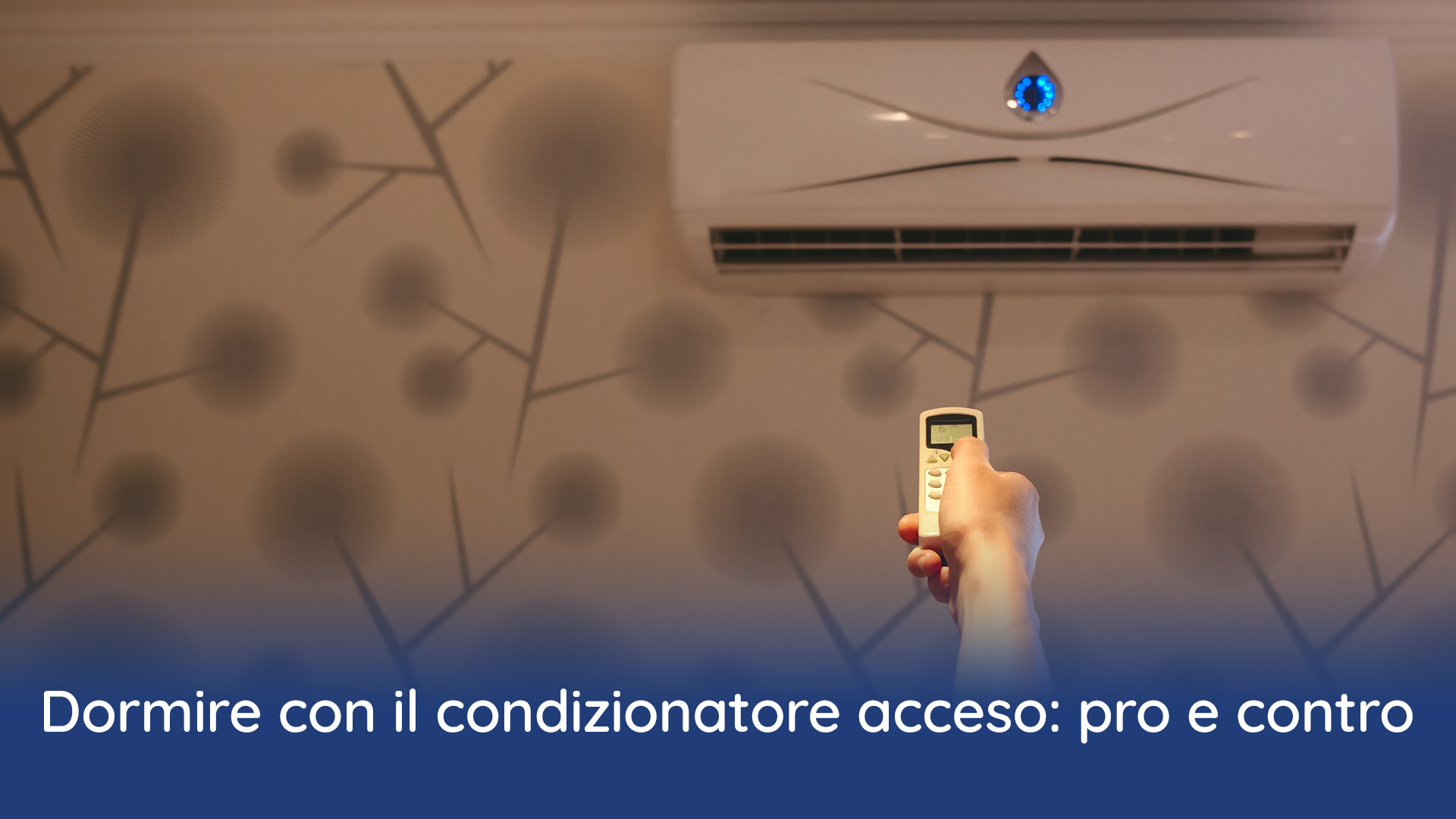 dormire con il condizionatore