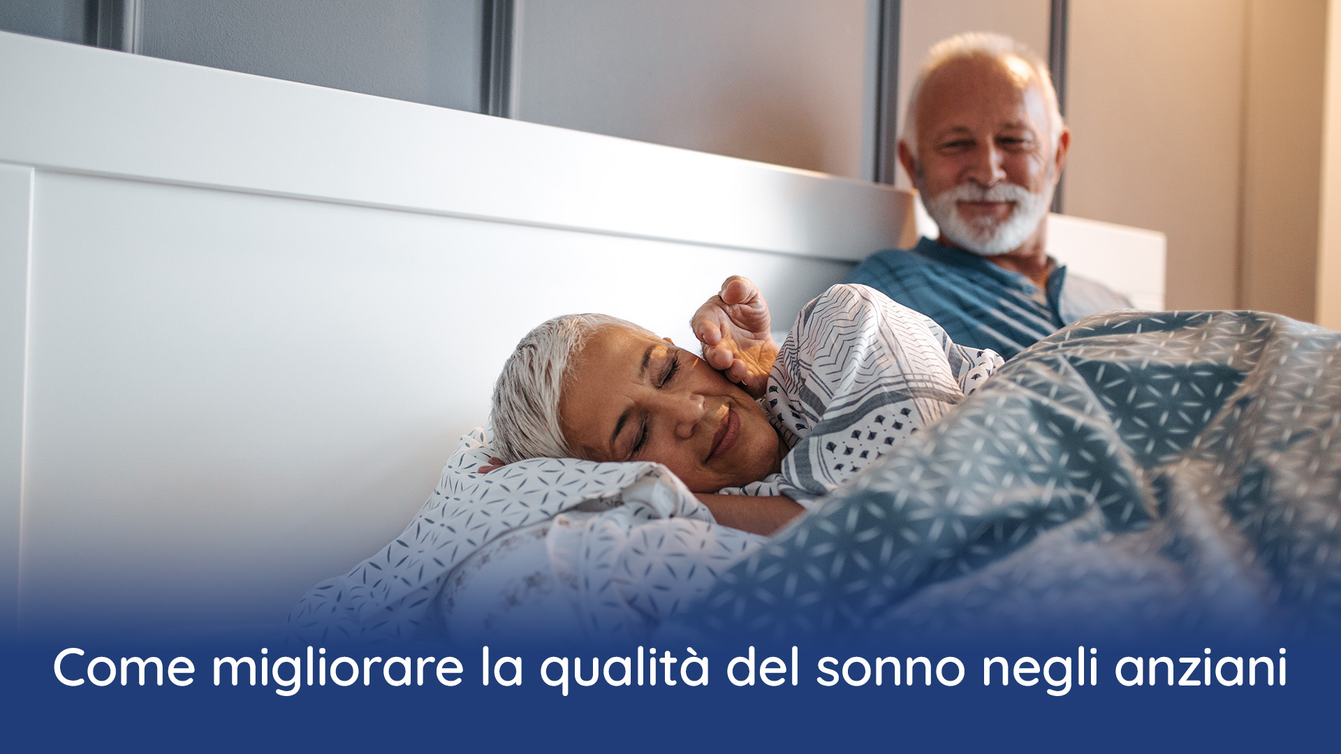 migliorare la qualità del sonno negli anziani